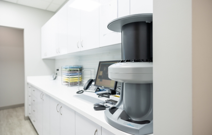 Dental lab and storage area