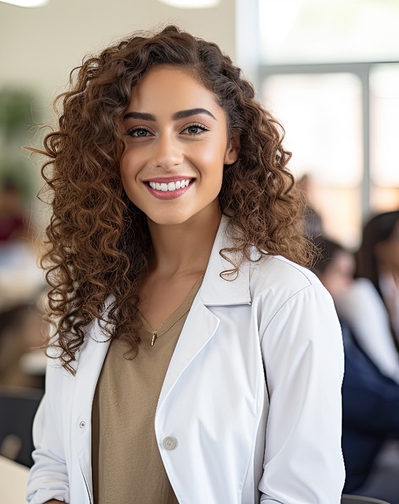 Woman with veneers in Clarendon Hills